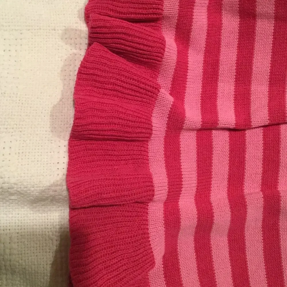 Gymboree 12-18 Pink stripe sweater dress worn once